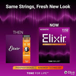 Elixir NANOWEB Acoustic Guitar Strings 80/20 Bronze