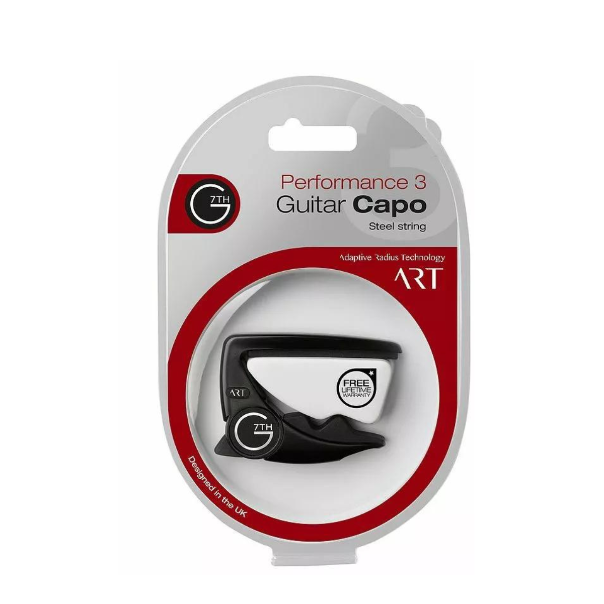 G7th G7 Performance 3 Celtic Gold Silver Black Special Edition Guitar Capo - Steel String