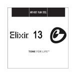 Elixir Anti-Rust Plain Steel Single String Size 9 to 17