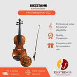 KS Strings Professional 20 Violin, Full Size 4/4