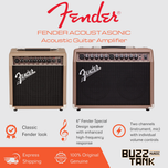 Fender Acoustasonic 15 & 40, Acoustic Guitar Amplifier, 230V UK