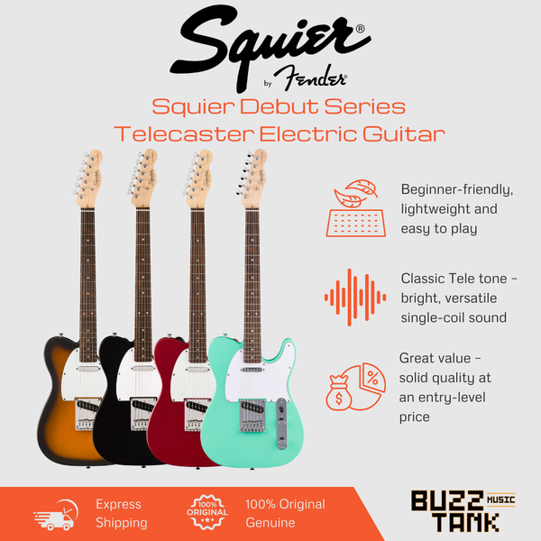Squier Debut Series Telecaster Electric Guitar, Laurel FB