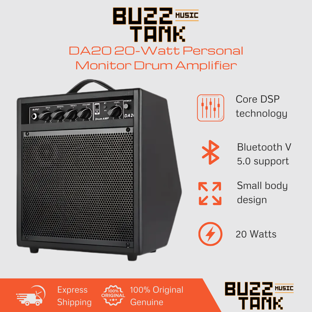 DA20 Drum Amplifier 20 watt personal monitor amplifier