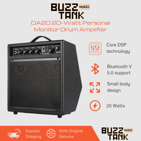 DA20 Drum Amplifier 20 watt personal monitor amplifier