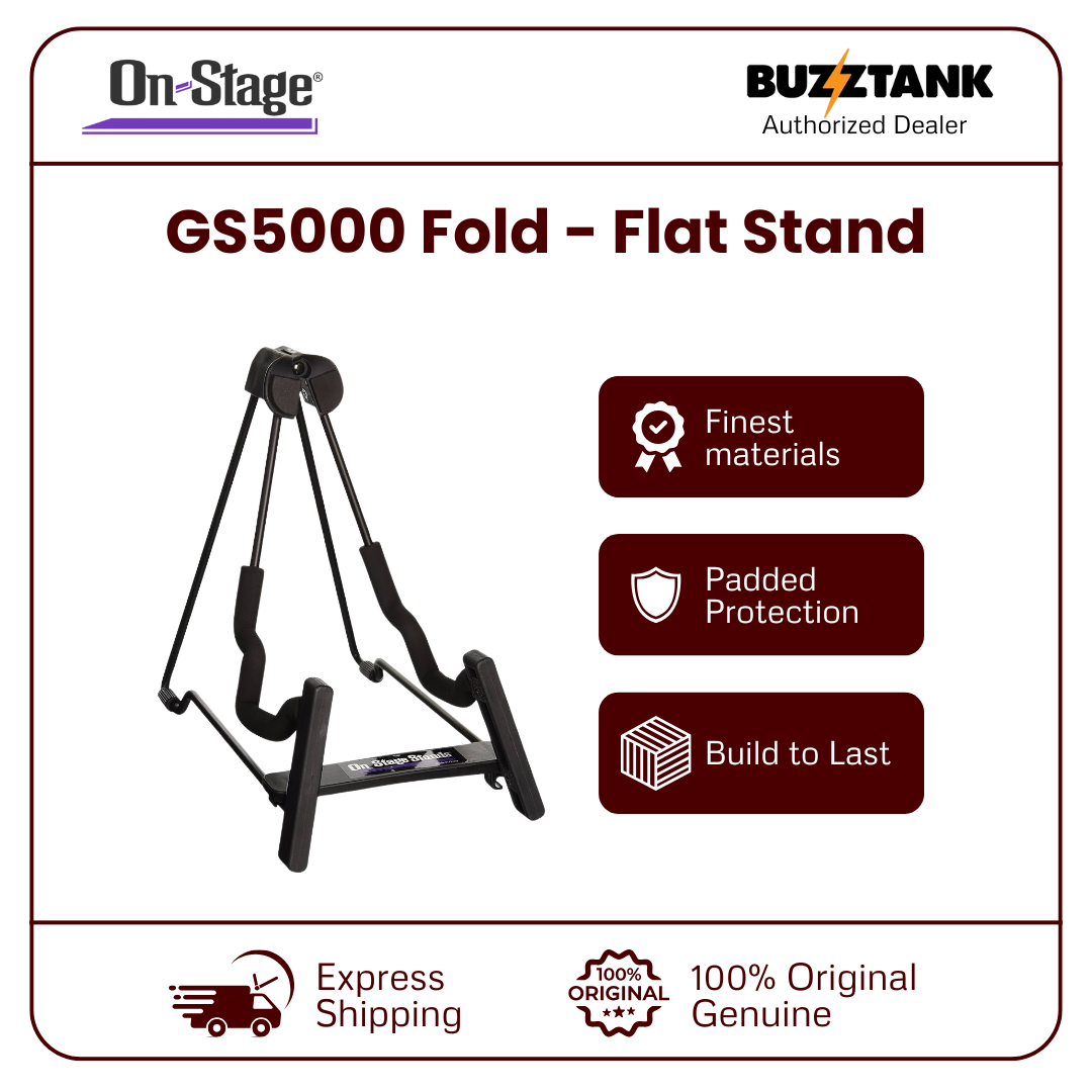 On-Stage GS5000 Fold-Flat Small Instrument Stand (Ukulele stand, violin stand, Mandolin stand)