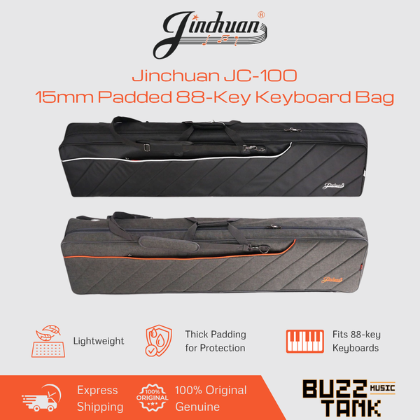 Jinchuan JC-100 15mm Padded 88-Key Keyboard Bag