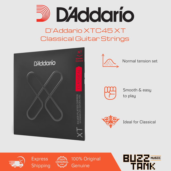 D'Addario XTC45 XT Classical Guitar Strings Normal Tension
