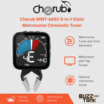 Cherub WMT-665V 3 in 1 Violin Metronome Chromatic Tuner (WMT665V)