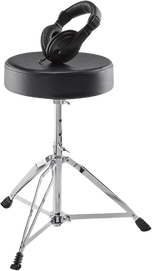 Alesis Drum Throne and Headphones Essentials Bundle