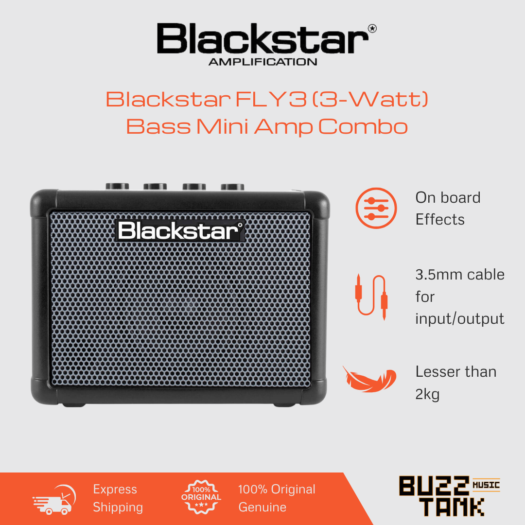 Blackstar Fly 3 (3 Watts) Bass Mini Amp Combo