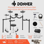 Donner Pocket Electronic Drum Set