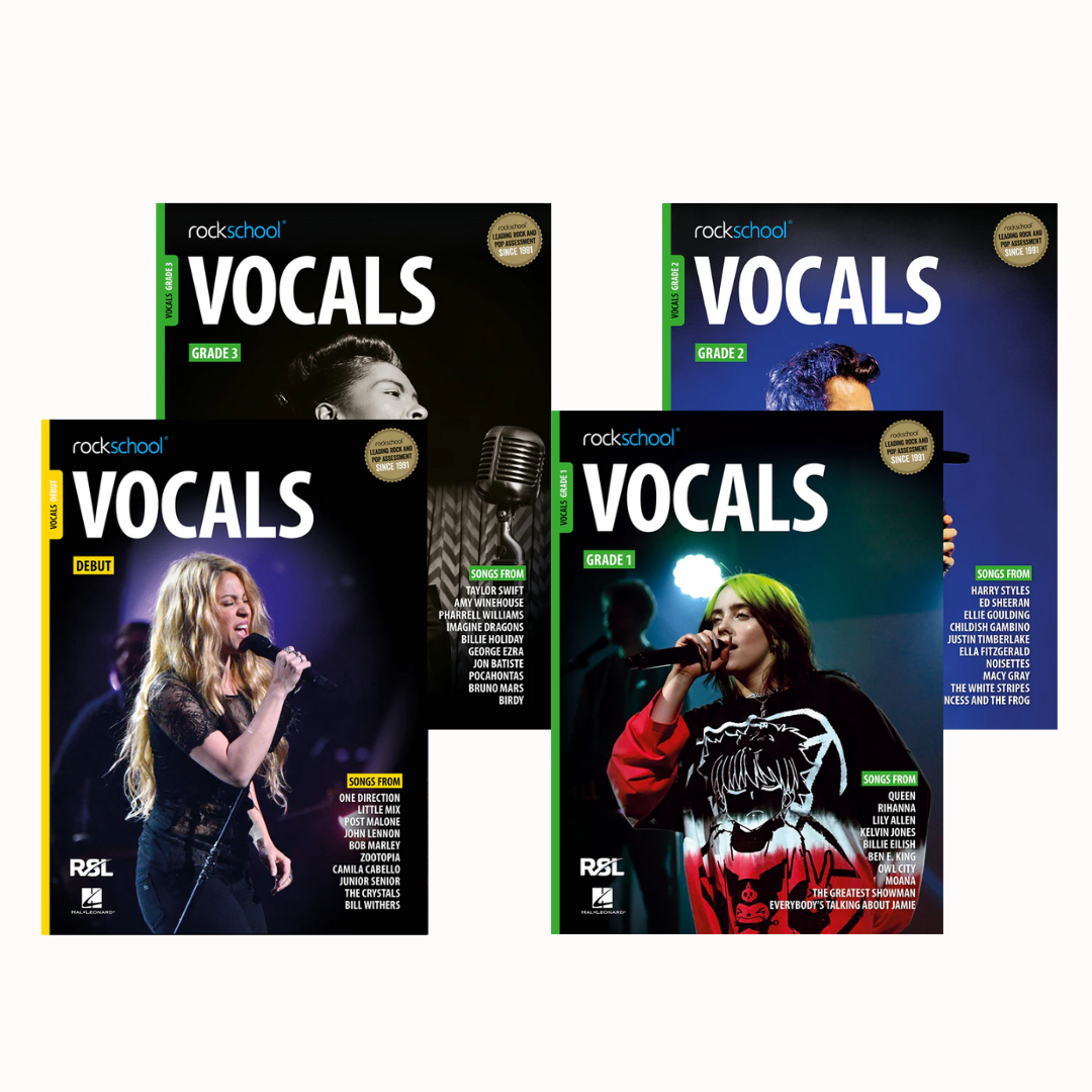 RSL Rockschool VOCALS (2021 - 2027) Grade 1-8