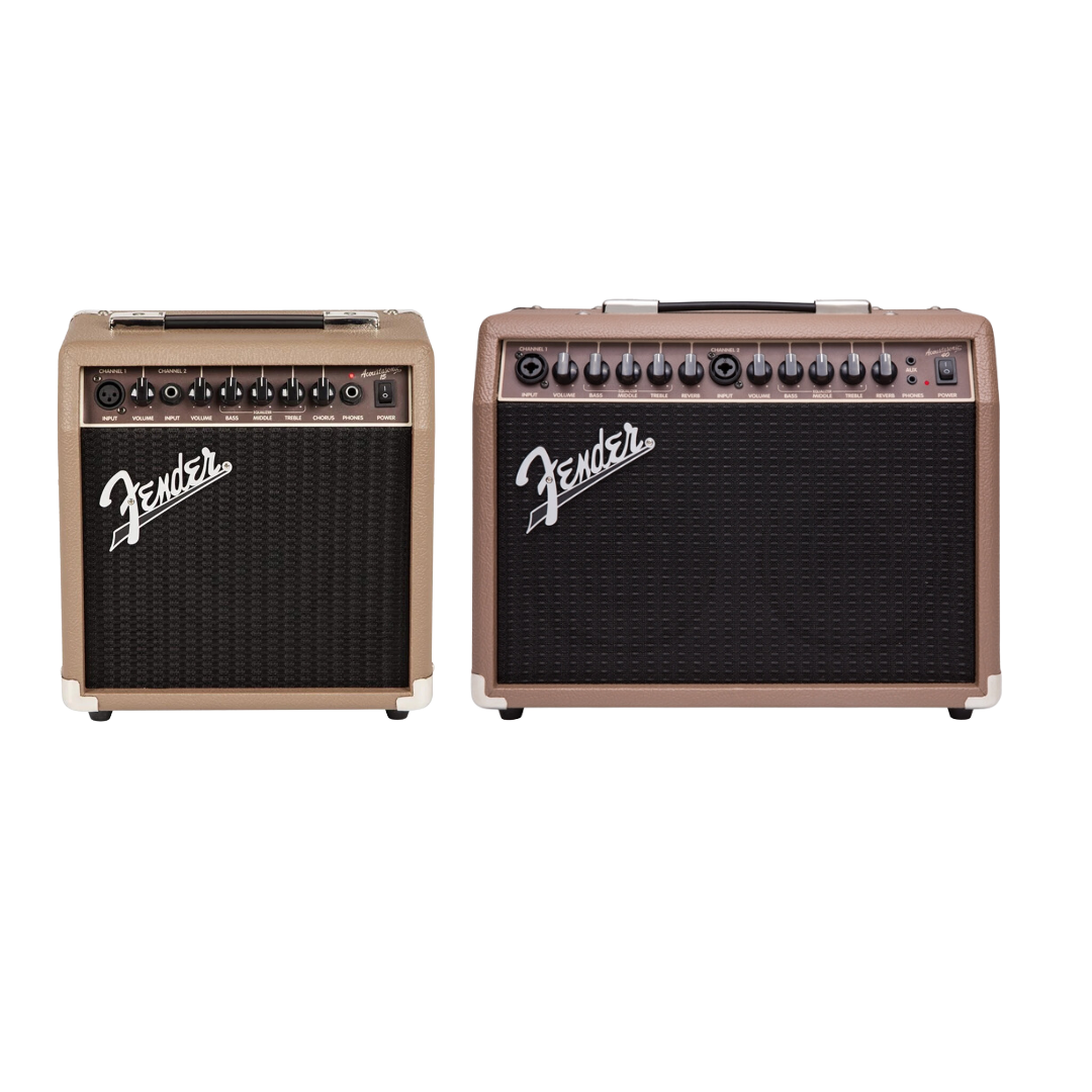Fender Acoustasonic 15 & 40, Acoustic Guitar Amplifier, 230V UK