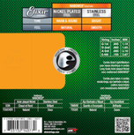 Elixir 14077 Nanoweb Medium Long Scale 4-String Electric Bass Strings 45-105