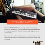 CASIO AD-E95100LG 9.5V EMI Power Adapter