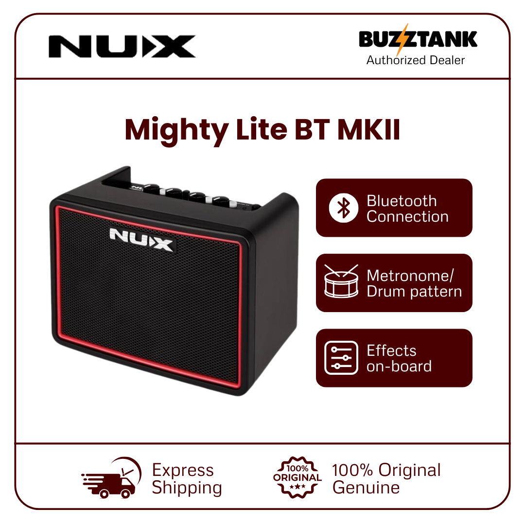 NUX Mighty Lite BT MKII Desktop Modeling Guitar Amplifier