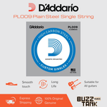 D'Addario PL009 Plain Steel Singles, PL010 Plain Steel Singles