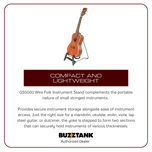 On-Stage GS5000 Fold-Flat Small Instrument Stand (Ukulele stand, violin stand, Mandolin stand)