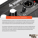 Donner DDA-80 80W Wireless Electric Drum Amplifier