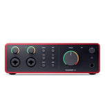 Focusrite Scarlett 2i2, Solo (4th Gen) USB Audio Interface, Studio pack