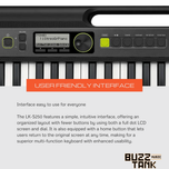 Casio LK-S250 61-Keys Casiotone Keyboard (LKS250/LK S250)
