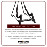 On-Stage GS5000 Fold-Flat Small Instrument Stand (Ukulele stand, violin stand, Mandolin stand)
