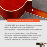 SQOE XLDC Spectrum Series Acoustic Guitars