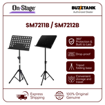 On Stage SM7211B / SM7212B Music Perforated Conductor Stand Tripod Base