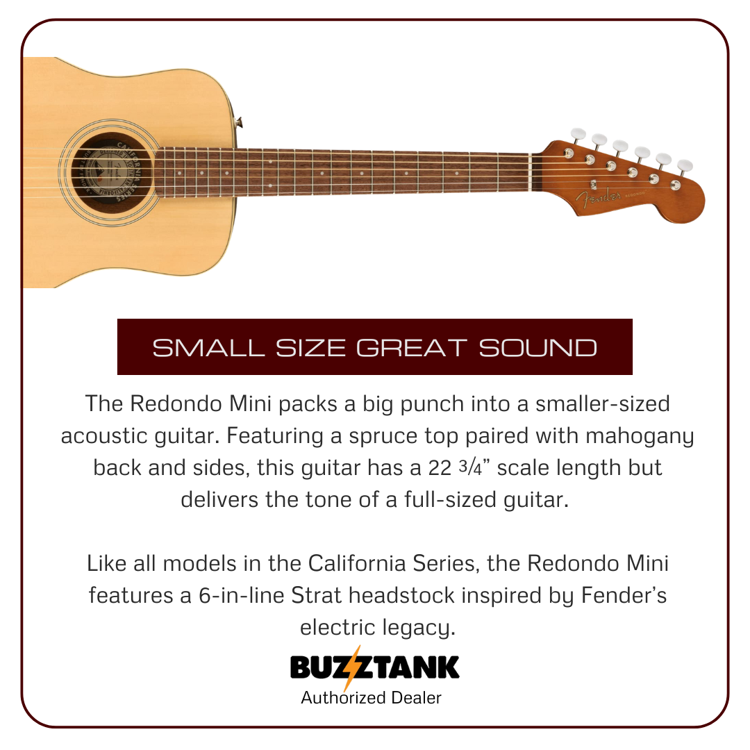 Fender California Redondo Mini Guitar