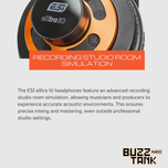 ESI Audio eXtra 10 High Quality Monitoring Headphones