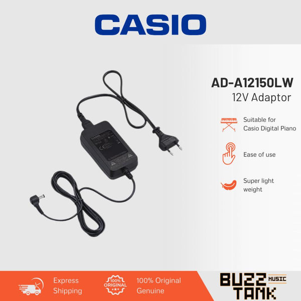 Casio AD-A12150LW 12V Original AC Power Adapter
