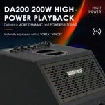 Sudoku DA200 200W 3-Way Active Monitoring Drum Amp