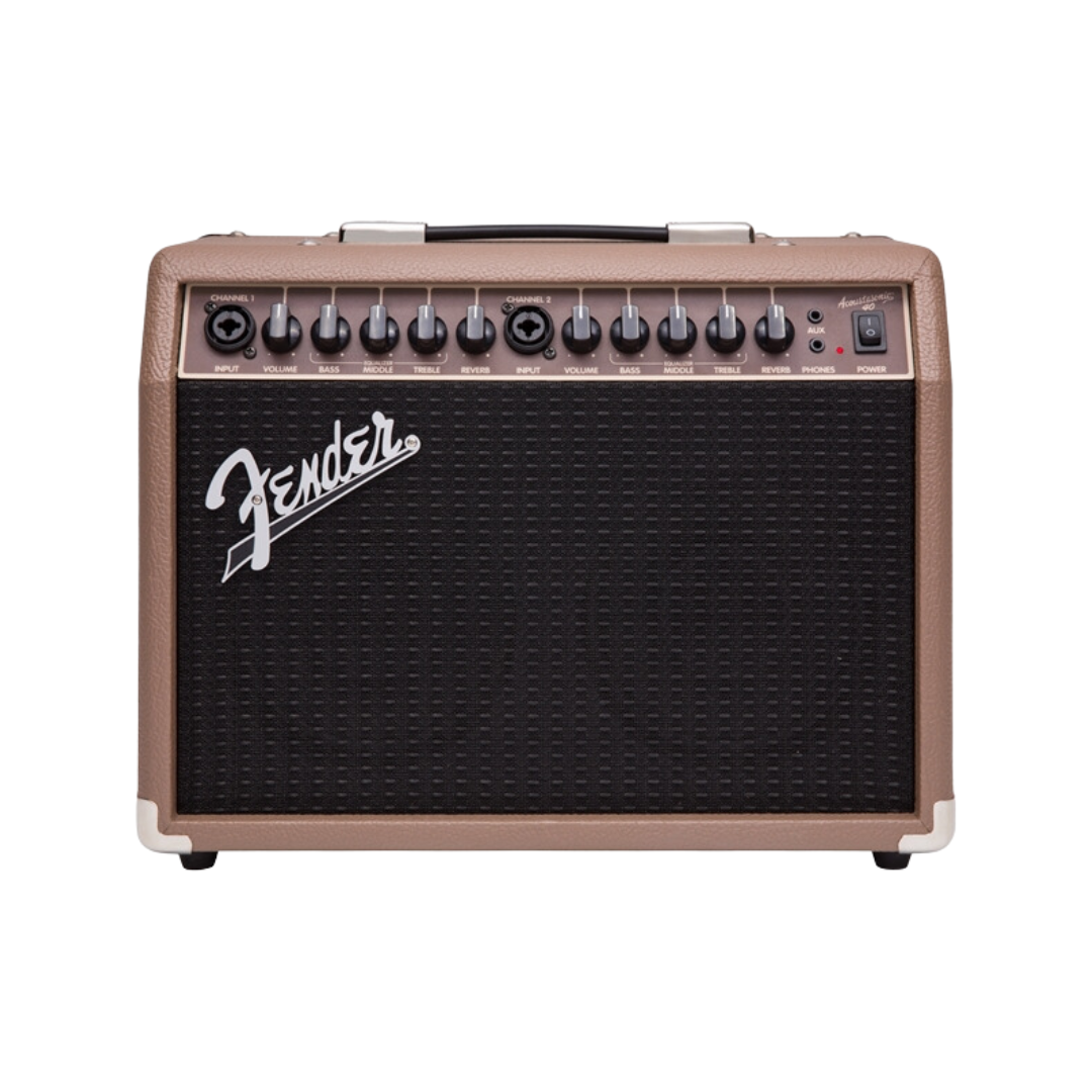 Fender Acoustasonic 15 & 40, Acoustic Guitar Amplifier, 230V UK