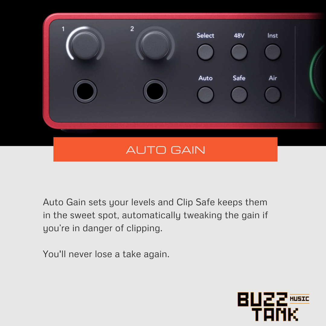 Focusrite Scarlett 2i2, Solo (4th Gen) USB Audio Interface, Studio pack