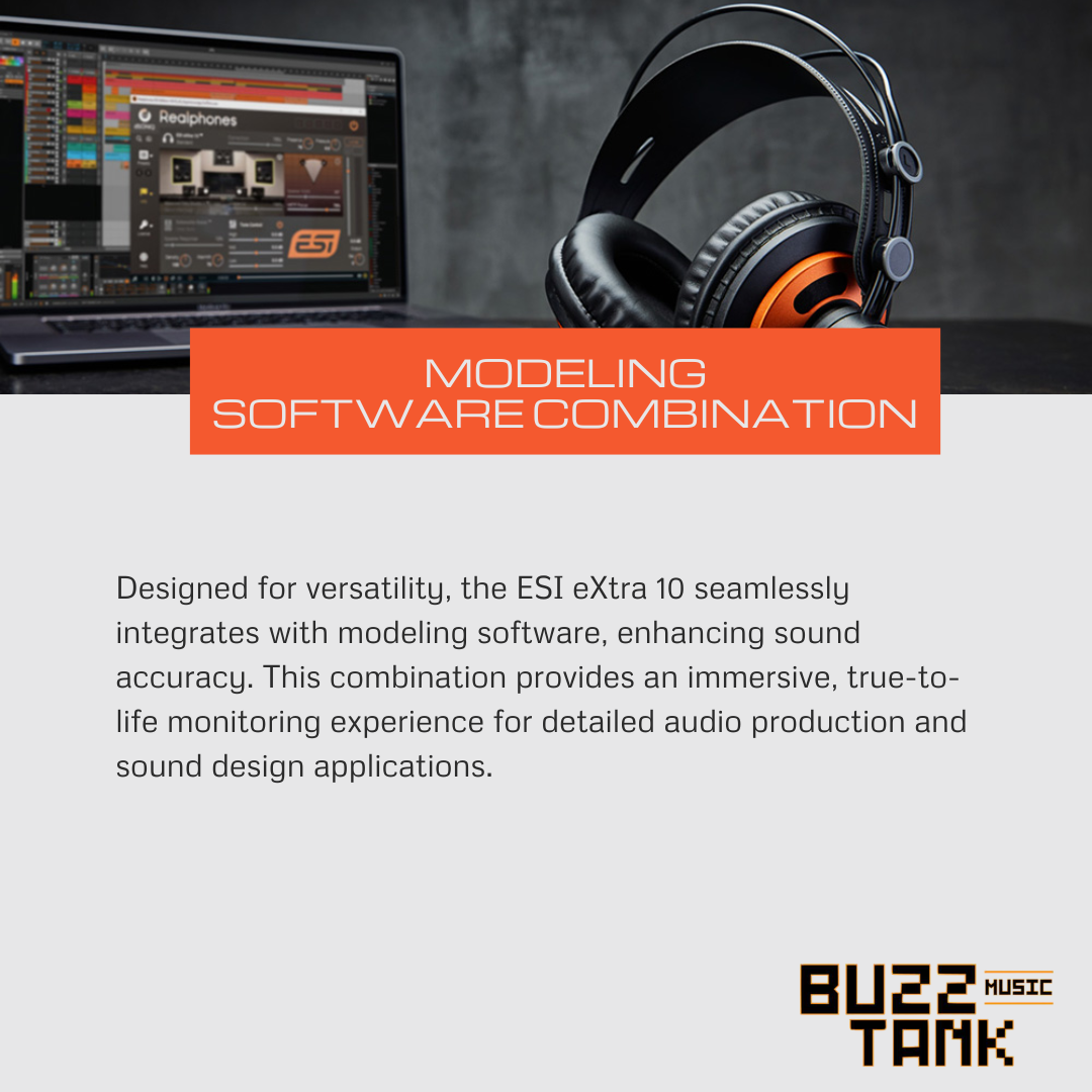 ESI Audio eXtra 10 High Quality Monitoring Headphones