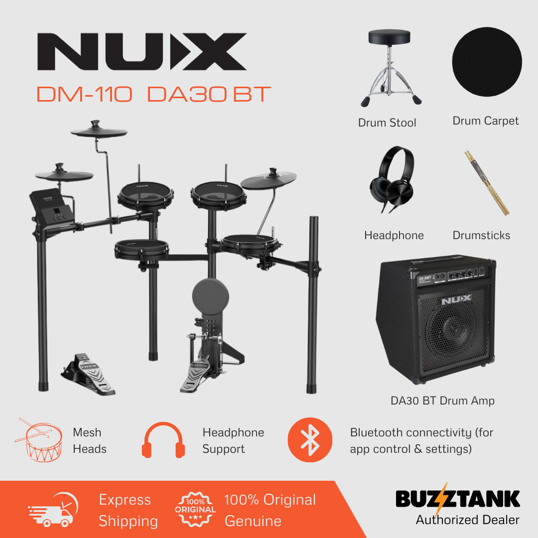 NUX DM-110 All Mesh Head Digital Drum Kit