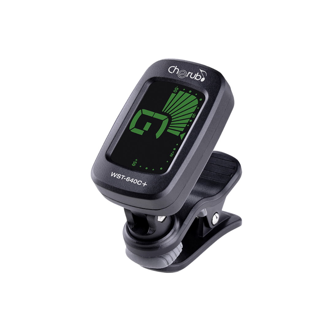 Cherub WST-640C+ Auto On Chromatic Tuner for Bass Guitar Violin Ukulele Tuning