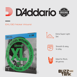 D'Addario EXL Series Nickel Wound Electric Guitar Strings
