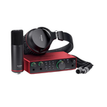 Focusrite Scarlett 2i2, Solo (4th Gen) USB Audio Interface, Studio pack