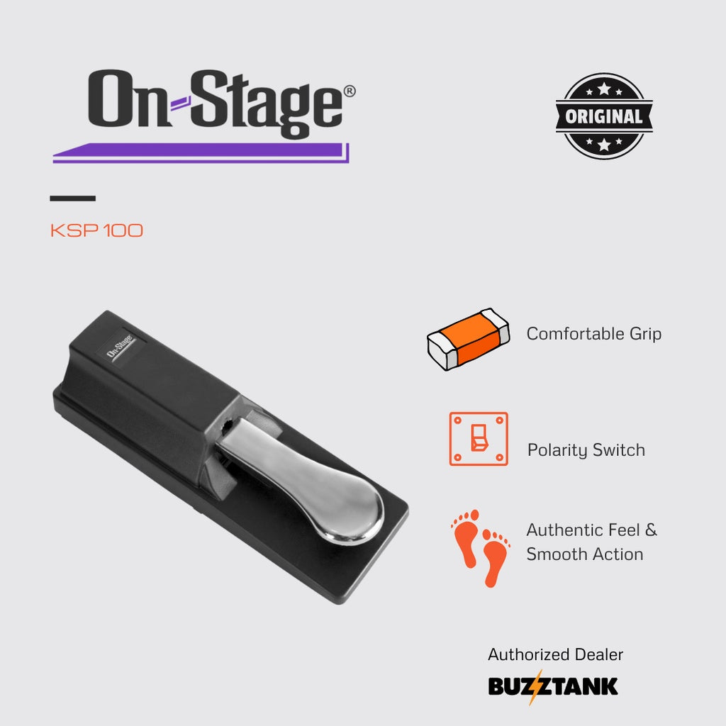 On Stage KSP100 Keyboard Sustain Pedal