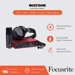 Focusrite Scarlett 2i2, Solo (4th Gen) USB Audio Interface, Studio pack