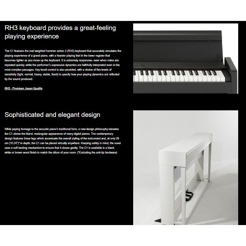 KORG C1 Air (Made in Japan) - 88-Keys Digital Piano (C-1 Air)