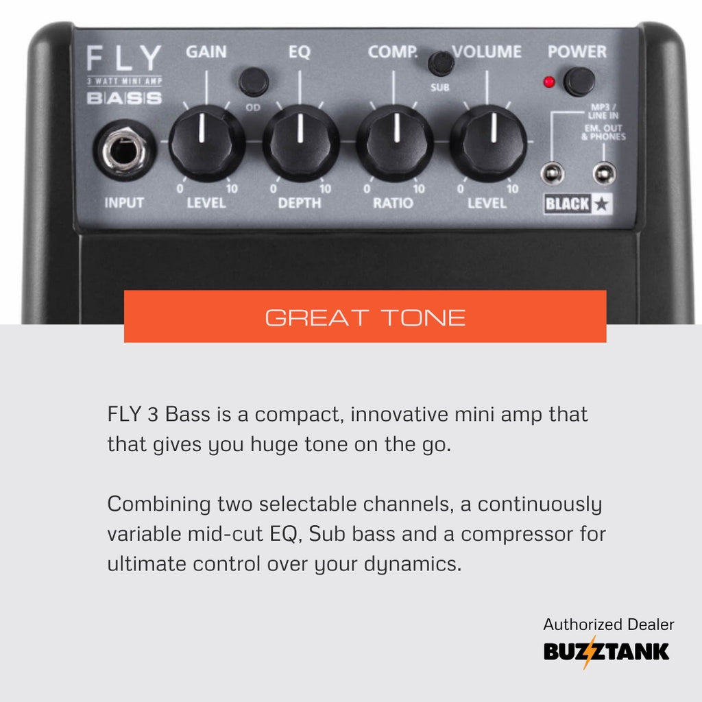 Blackstar Fly 3 (3 Watts) Bass Mini Amp Combo