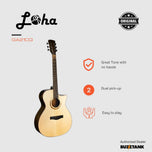 Loha GA21CQ Best Beginner Entry Level Acoustic Guitar