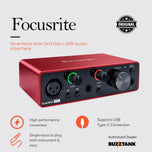Focusrite Scarlett Solo & Studio Pack (3rd Generation) USB Audio Interface
