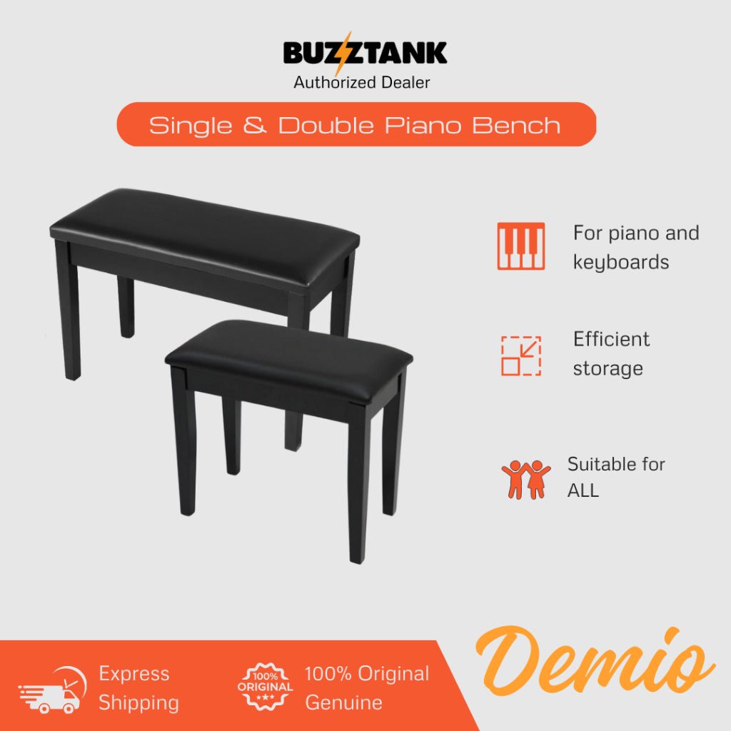 Demio Single Piano Bench & Double Piano Bench