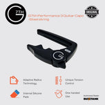 G7th G7 Performance 3 Celtic Gold Silver Black Special Edition Guitar Capo - Steel String