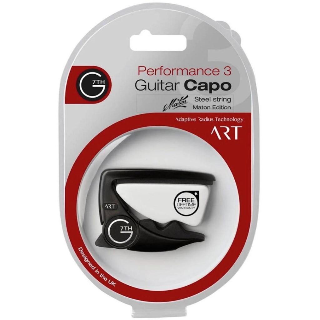 G7th G7 Performance 3 Celtic Gold Silver Black Special Edition Guitar Capo - Steel String