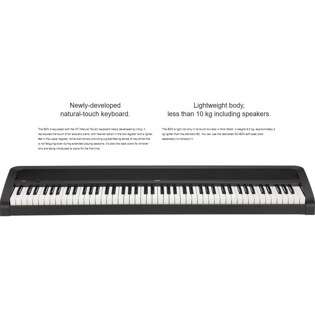 Korg B2SP 88 Key Digital Piano Weighted Hammer Action 3 Paddle (B2 SP)