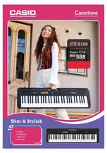Casio CT-S100 Casiotone 61-Key Portable Keyboard